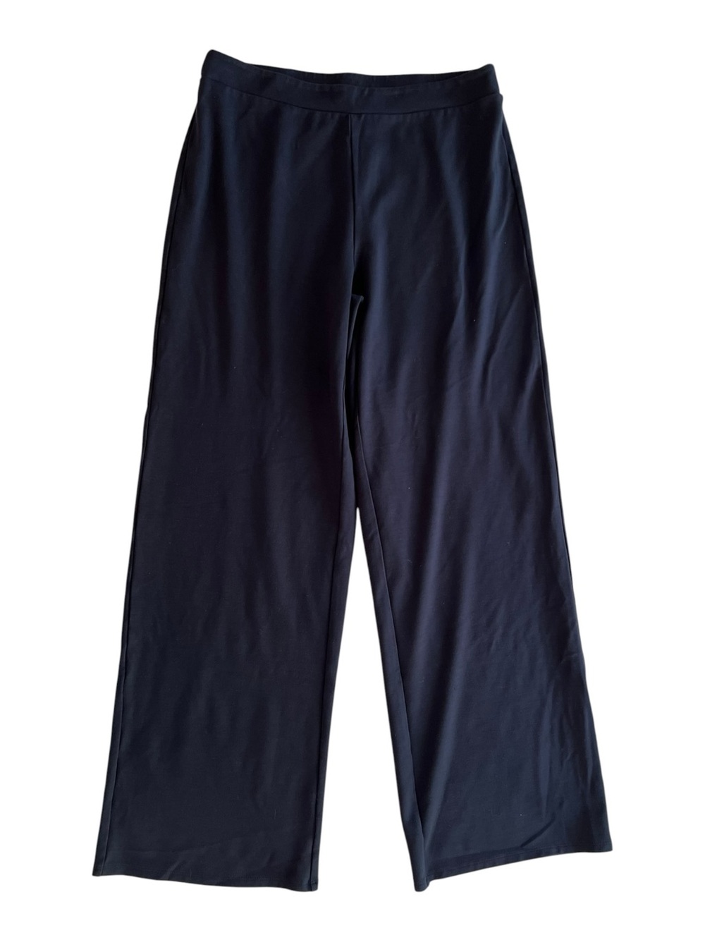 J. Jill Wide Leg Navy Knit Pants Women’s Size Medium Tall